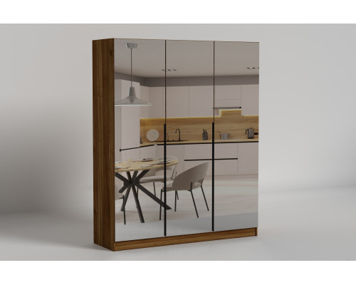 Шафа розпашна 1500 3-дв. Noir/Нуар