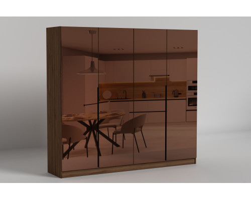 Шафа розпашна 2000 4-дв. Noir/Нуар