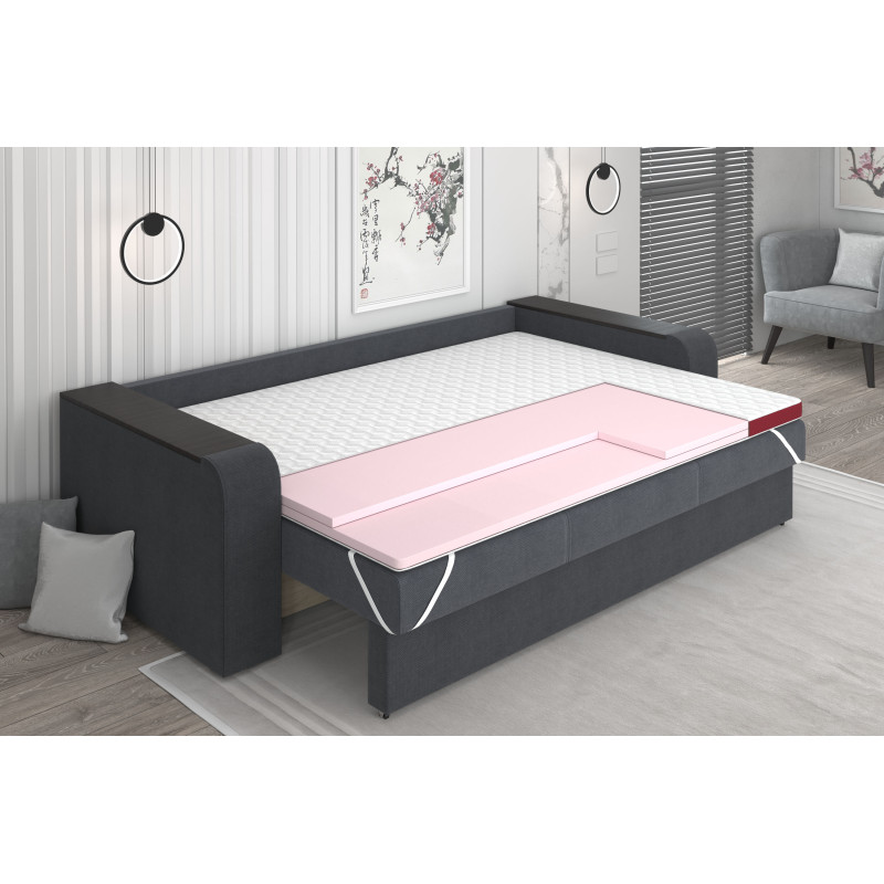 Матрас топпер Flip Granat/Гранат